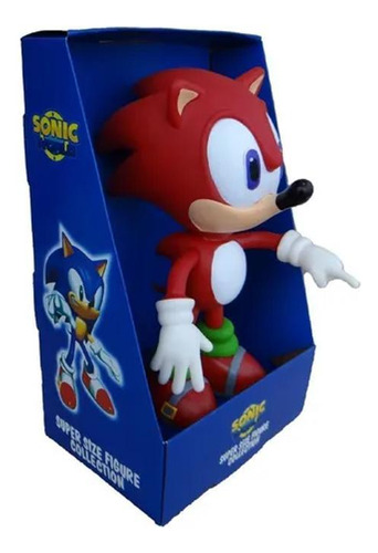 Boneco Sonic Vermelho Coleção Articulado
