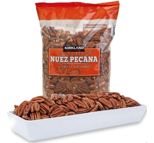 Nueces Naturales Pecanas En Mitades Kirkland Signature 908gr