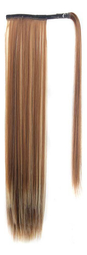 Extensiones Sintéticas De Pelo Largo Y Liso