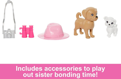 Barbie & Stacie Al Rescate Muñecas Con 2 Perros Y Accesorios
