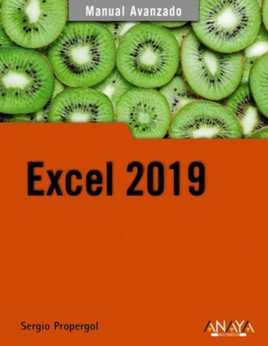 Excel 2019 Manual Avanzado, Sergio Propergol, Anaya