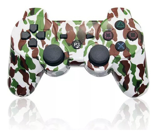 Control Inalámbrico Panther Camu Green Compatible Ps3