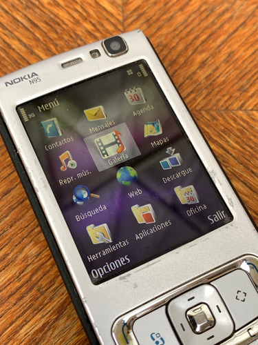 Celular Nokia N95 Vintage Plateado (Usado)