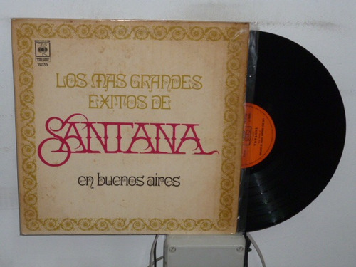 Exitos De Santana En Buenos Aires Vinilo Argentino