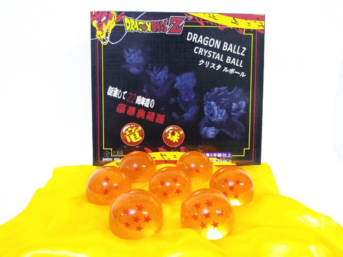 Set Esferas Del Dragón De 4.4cm + Figura De Porunga De Dbz