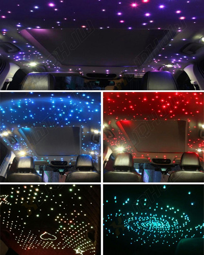 Kit De Luz Led De Fibra Óptica Para Techo De Coche