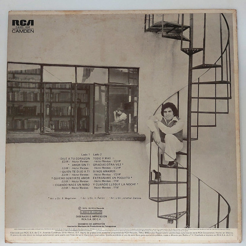 Hector Meneses - Dile A Tu Corazon Lp