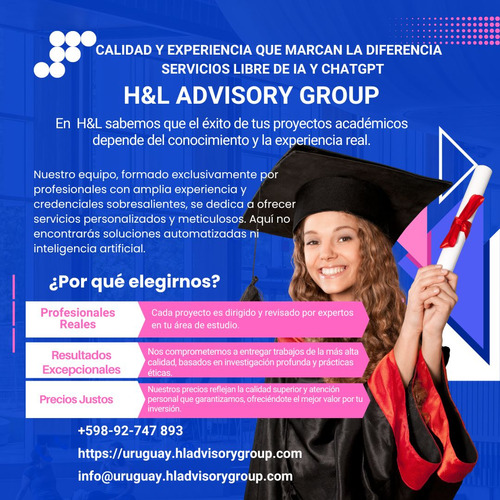 H&l Advisory Group, Uruguay, Asesoría Académica.