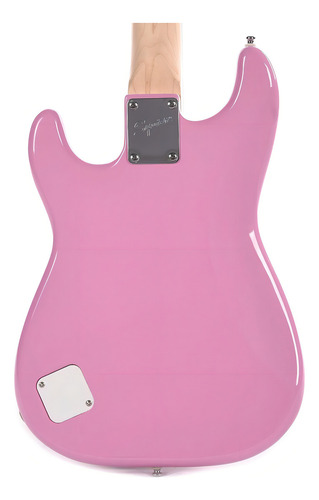 Guitarra Squier Mini V2 Stratocaster Pink Lrl 037-0121-570 Color Rosa Material Del Diapasón Laurel Orientación De La Mano Diestro