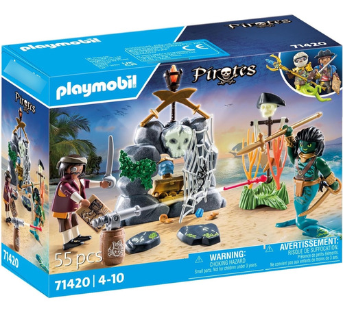 Playmobil Piratas 71420 Búsqueda Del Tesoro Bunny Toys