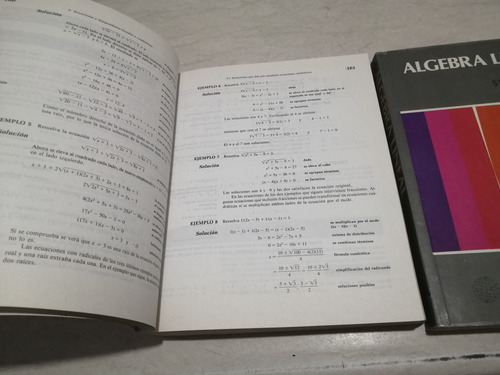 Libro. Álgebra. Rees. Sparks. +1 Álgebra Lineal (Usado)