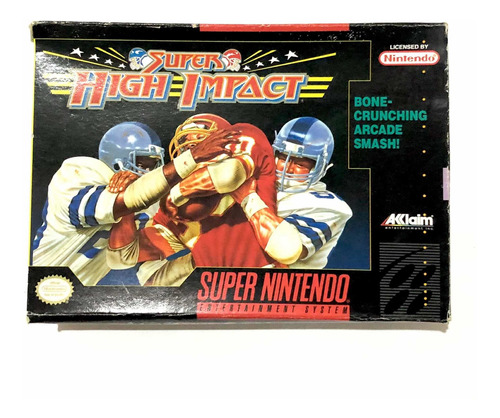 Super High Impact - Caja Original De Super Nintendo Football