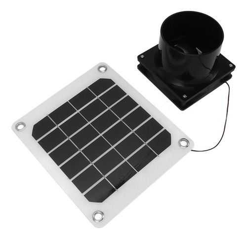 Ventilador Alimentado Por Energía Solar, Panel De Escape De