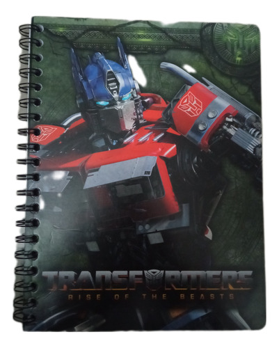 Cuaderno Profesional Hasbro Transformers De Raya  