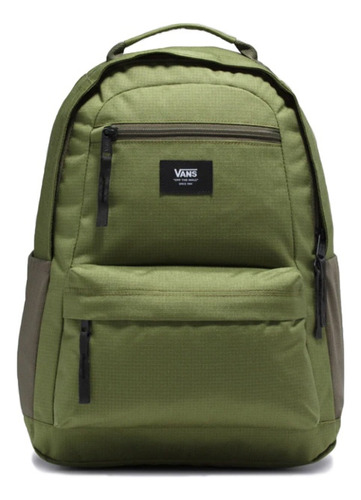 Mochila Vans Backpack Cordura Color Verde Diseño De La Tela Liso