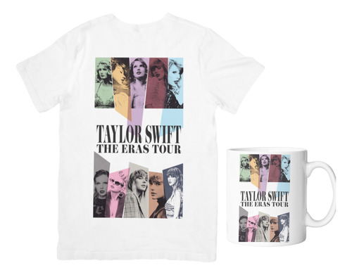 Remera Y Taza De Ceramica Combo Taylor Swift The Eras Tour