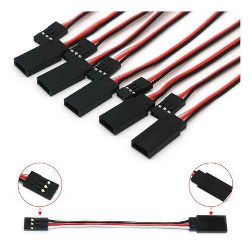 Rc Servo Cable De Extensión De 10 Cm Jr