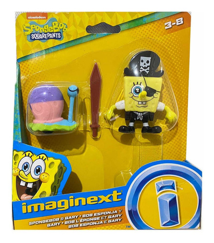 Imaginext Bob Esponja + Gary