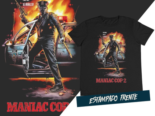 Camiseta Terror Clasico Maniac Cop C3