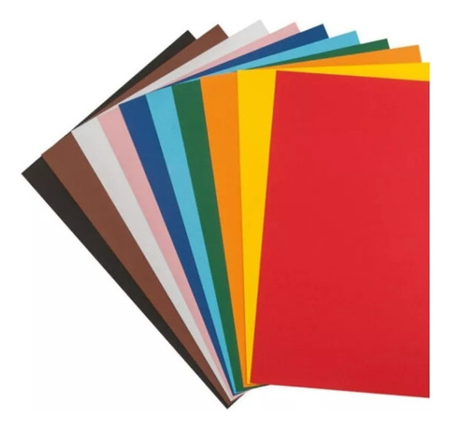 Carpeta De Cartulina De 15 Colores Marca Halley