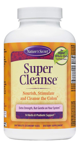Nature's Secret Super Cleanse Extra Strength Toxin Detox & G