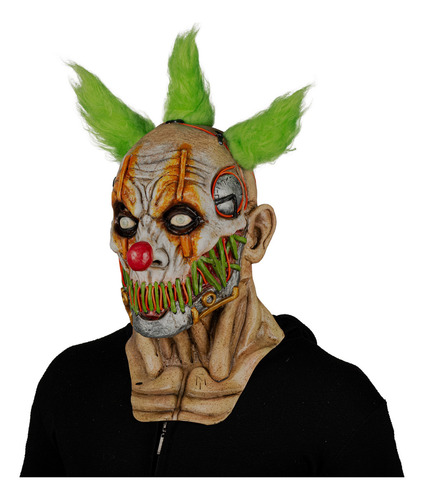 Máscaras De Payasos Neon Led Diferente Diseños Color Blanco Stiched Smile Clown