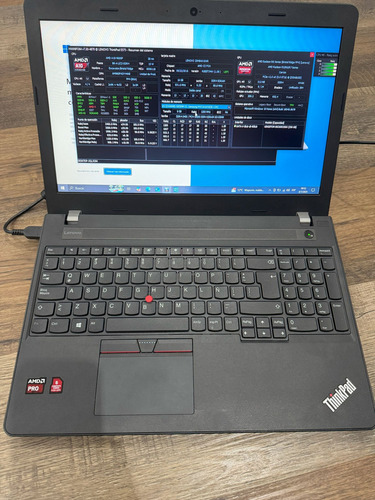 Notebook Lenovo Thinkpad E575, Amd A10, 16gb Ram, 256gb Ssd Negro