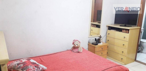 Casa Com 3 Dormitórios À Venda Por R$ 400.000,00 - Tupi - Praia Grande/sp - Ca0474