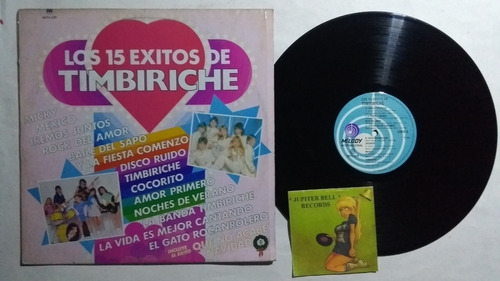 Los 15 Exitos De La Banda Timbiriche Lp 1984 De Coleccion