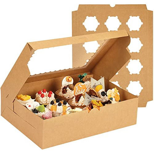 Cajas Para Cupcakes Moretoes, 10 Paquetes, Contenedores Marr