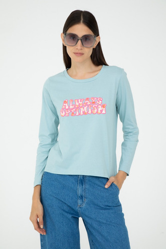 Remera Letters Mujer Portsaid