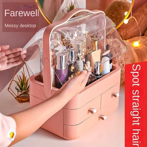 Imagen 7 de 10 de Caja Organizador De Cosméticos - Maquillaje Cosmetiquero