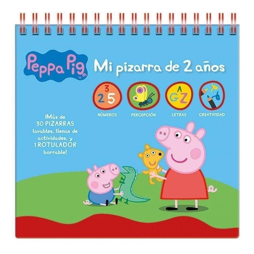 Libro: Peppa Pig - Mi Pizarra De 2 Años. Vv.aa.. Saldaña