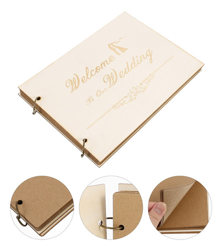 Libro De Visitas, Minilibro De Autógrafos Para Bodas