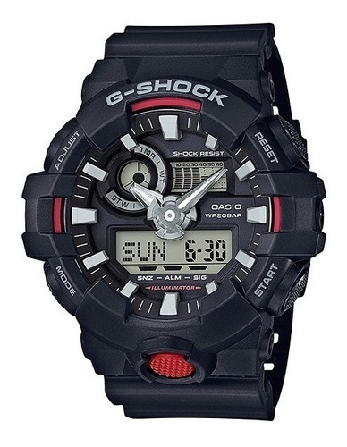 Reloj Casio G-shock Ga-700-1a -2 Años Garantia Oficial