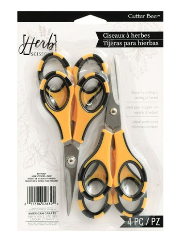 Ek Tools 4 Tijeras Precisión | Cutter Bee Scissors 4 Pack