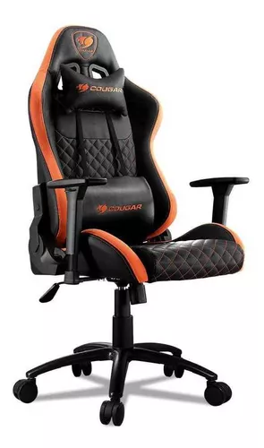 Cadeira Gamer Cougar Armor S Encosto Reclinável de 180° Construção