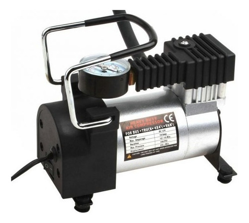 Compressor de ar mini elétrico portátil It-Blue LE-975 200L 12V cinza/preto