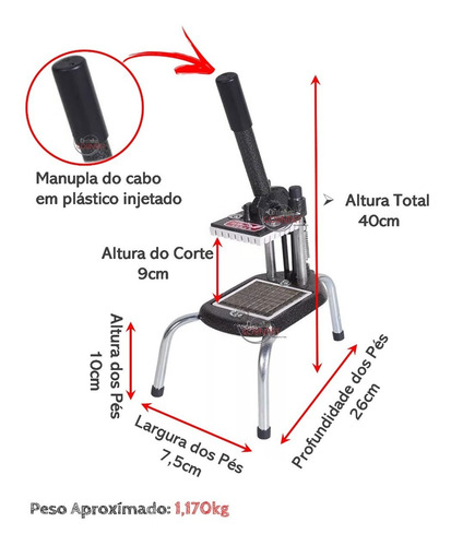 Imagem 6 de 8 de Picador Cortador De Legumes Frutas Batata Cabrita Reforçado