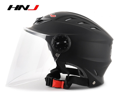 Hnj Casco De Moto Medio Casco Para Bicicleta Eléctrica