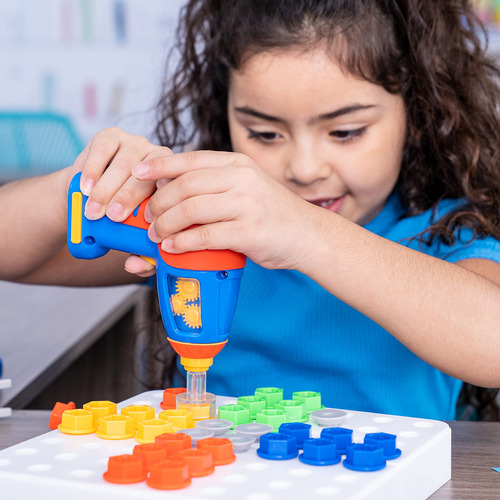 Caja De Herramientas De Diseño Y Perforación De Toy Educatio