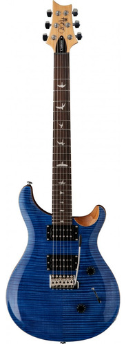 Guitarra Eléctrica Prs Se Custom 24 Funda Faded Blue Burst