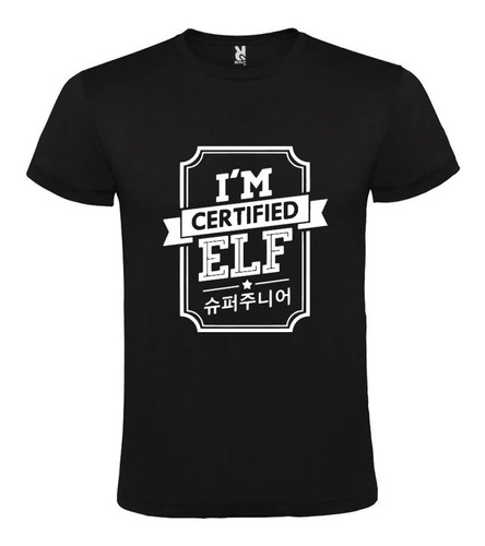 Polera Estoy Certificado/a  E.l.f ( Super Junior)