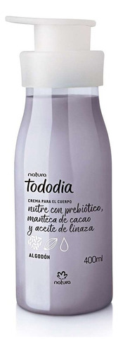 Crema Nutritiva Corporal Algodon 400ml Tododia Natura