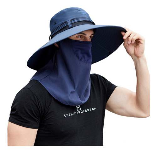 Sombrero Para El Sol Con Gorra Y Protección Facial 