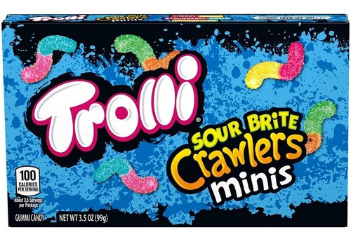 Trolli Sour Brite Crawlers Gummy Worms