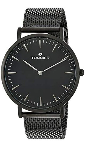 Tonnier W8479g - Reloj De Cuarzo Para Hombre, Acero Inoxidab
