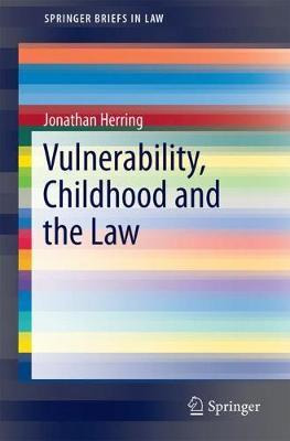 Libro Vulnerability, Childhood And The Law - Jonathan Her...