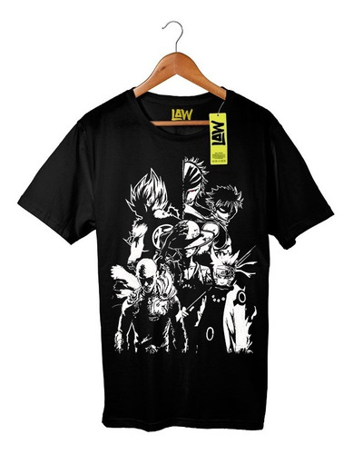 Remera Dragon Ball Naruto One Piece Fairy Tail Saitama Anime