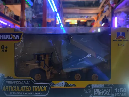Camion Tolva Articulado Full Metal, Huina Escala 1:50